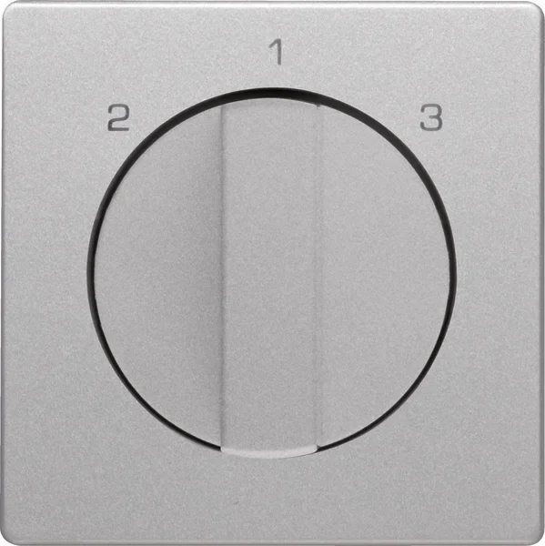 Berker Berker Zentralstück mit Drehknopf 3S Q.1/Q.3 aluminium 1084608400