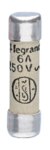 Legrand 012306 Zylindersicherung gG 6A 8,5x31,5 trägflink 400VAC 20kA ohne Kennm.