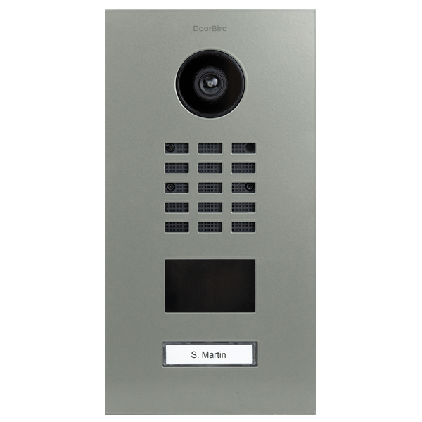 Doorbird DoorBird D2101V IP Video Türsprechanlage – RAL 7023