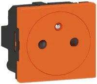 Legrand 278147L Steckdose F/B Std antibakt. erhöht Berührungsschutz Mosaic orange