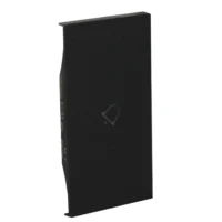BTicino KG01MH2D LivingNow 2M Tasten- abdeckung MyHome mit Symbol Glocke Black