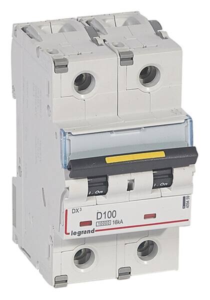 Legrand Legrand 409459 DX3 LS-Schalter D 100A 2-polig 10kA 400VAC 3TE