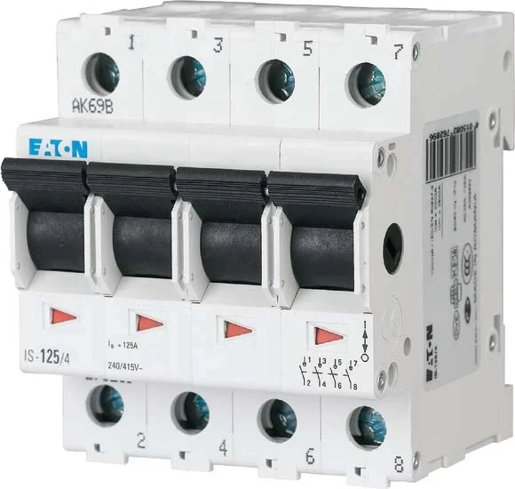 Eaton Eaton (Installation) Hauptschalter 4-polig, 400V, 40A IS-40/4