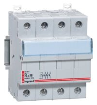 Legrand 005848 Sicherungstrenner 3polig mitschalt. Neutralleiter für Zyl.10x38mm