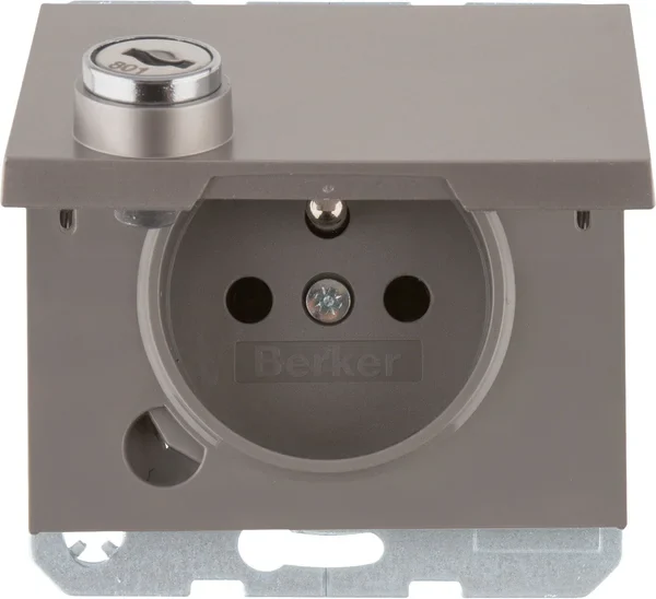 Berker Berker Steckdose mit Erdstift K.1,es, la 6768117004