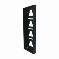 Comelit Group AP-Gehäuse Ultra 4 Module, schwarz UT9174B