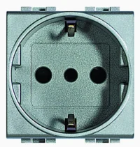 BTicino NT4140 Steckdose ital. 19mm mit erhöht Berührungsschutz 2M Tech
