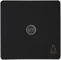 Kopp 339450006 HK05 Wippe mit Linse Symbol "Licht" mattschwarz