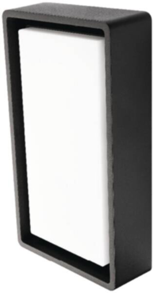 SG Leuchten SG LEUCHTEN LED-Sensorleuchte 8W 3000K FRAME 605553 670lm sw Konv