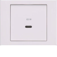 Berker 48607009 Z-ST für USB K.x polarweiß glänzend