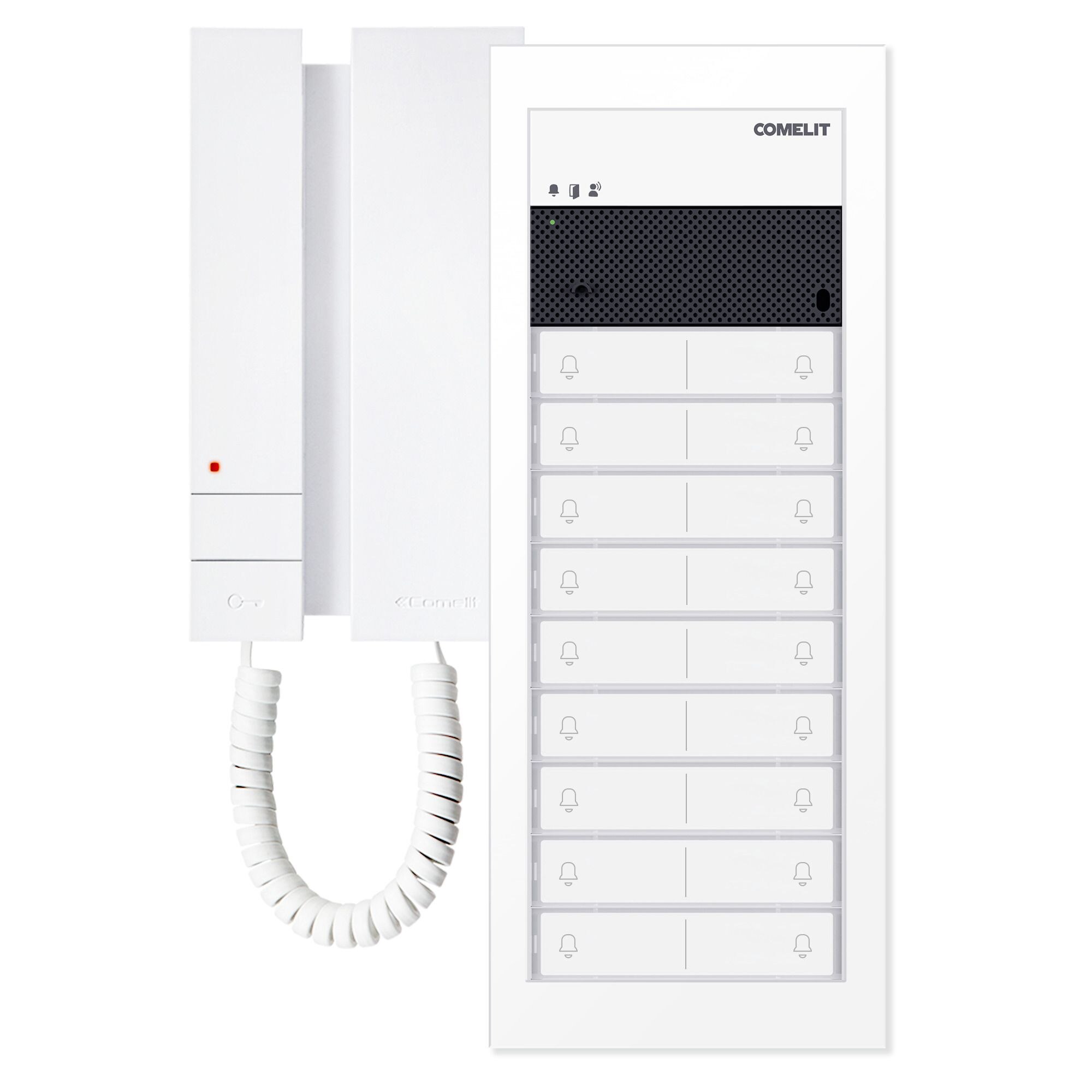 Comelit Comelit KAU2117 Paketlösung Ultra Audio Unterputz 17 Wohneinheiten Mini mit Hörer SB2