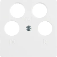 Berker Zentralplatte pws 4 Loch 14841909