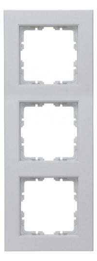 Kopp 402734000 HK07-Abdeckrahmen 3-fach Farbe:grau matt
