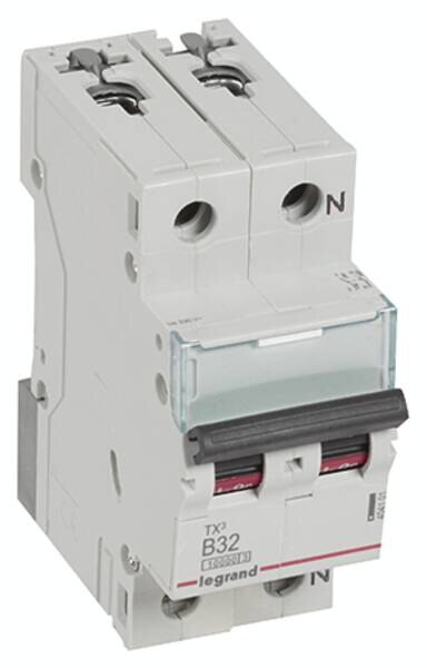 Legrand Legrand 404101 TX3 LS-Schalter B 32A 1-polig+N 10kA 230VAC 2TE