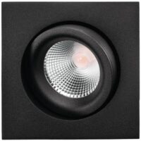 SG LEUCHTEN LED-Einbaustrahler 7W Konverter Junistar Lux Square 902588 1LED schwarz weiß