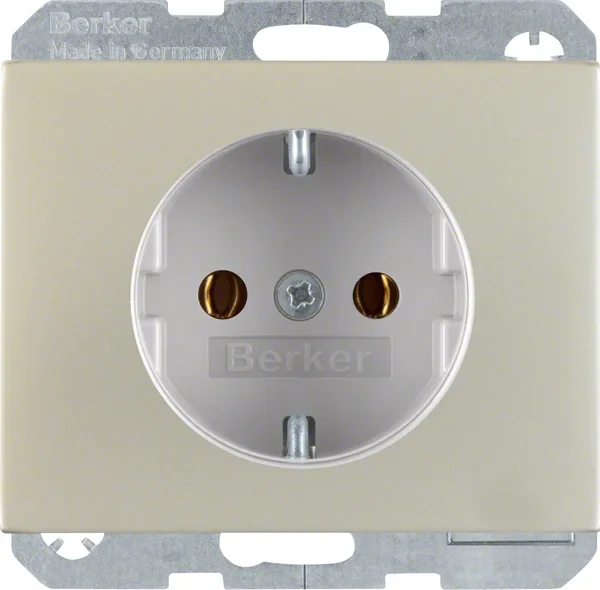 Berker Berker SCHUKO-Steckdose Edelstahl 47157004