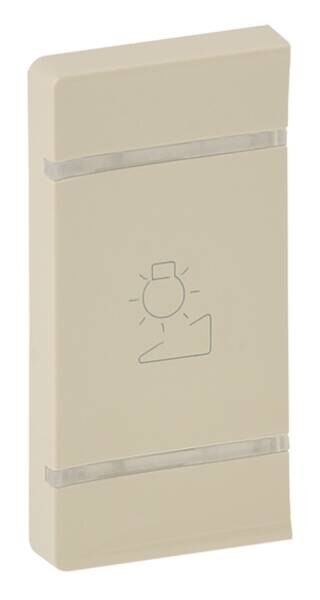 Legrand Legrand 755591 Wippe BUS/SCS mit Symbol Licht reg. 1M links Valena Life mandelweiß