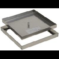 Legrand Legrand 8452202 Blinddeckel quadratisch Edelstahl für Stein- und Holzböden