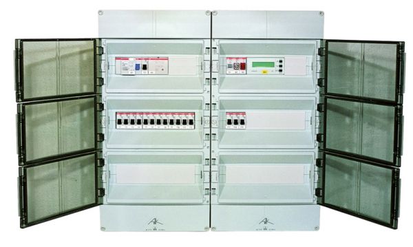 DEVI Wandschrank Kst IP65 unbeh DV01-02FF400 B300xH750xT150mm
