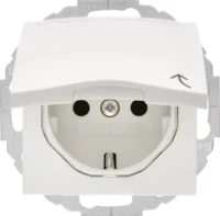 Berker SCHUKO-Steckdose mit Klappdeckel 47468989
