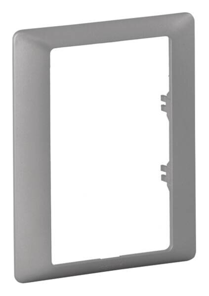 Legrand 754241 Spezielle Abdeckrahmen für Doppelsteckdosen Valena Life Aluminium