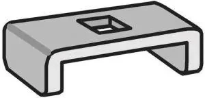Legrand Cablofil CM558041 CE30 EZ Klemmstück elektrolytisch-verzinkt DIN50961