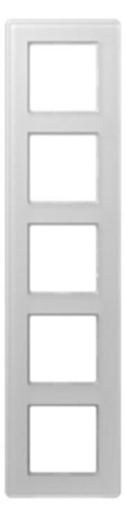 Jung AV585GLMWW Glasrahmen 5f senkr.eu.waager.e Montage Glas A VIVA al