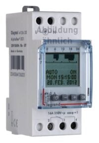 Legrand 412632 AlphaRex³ D21 120VAC digital Wochenzeitschaltuhr 1-Kanal 2TE