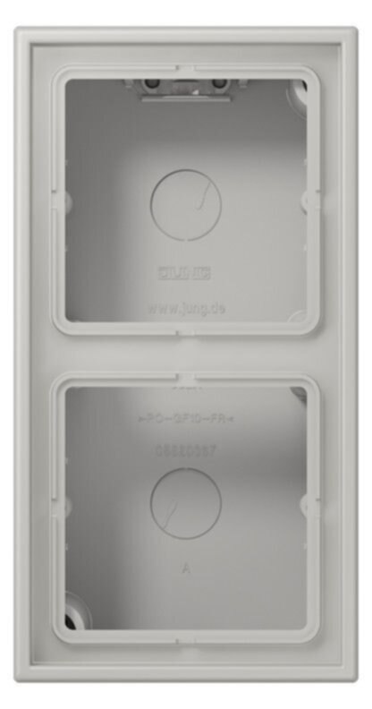 Jung Jung LC 582 A 205 AP-Kappe 2-fach Duroplast lackiert Serie LS gris clair 31 (32013)