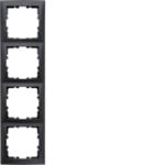 Berker 10149949 Rahmen 4-fach S.1 anthrazit matt