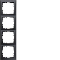 Berker 10149949 Rahmen 4-fach S.1 anthrazit matt