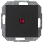 Kopp 588665080 Kontrollschalter mit Linse beleuchtet10AX 250V Athenis anthrazit