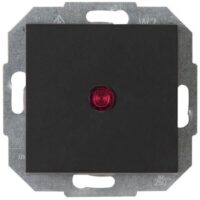 Kopp 588665080 Kontrollschalter mit Linse beleuchtet10AX 250V Athenis anthrazit