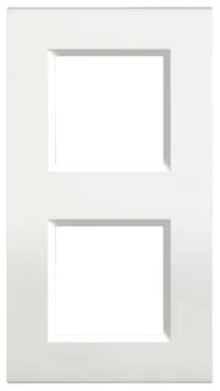 BTicino LNA4802M2BI LivingLight Abdeckrahmen 2-fach 2+2M Weiß