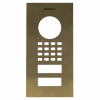 DoorBird D1101V Unterputz Frontblende – Echtes Messing