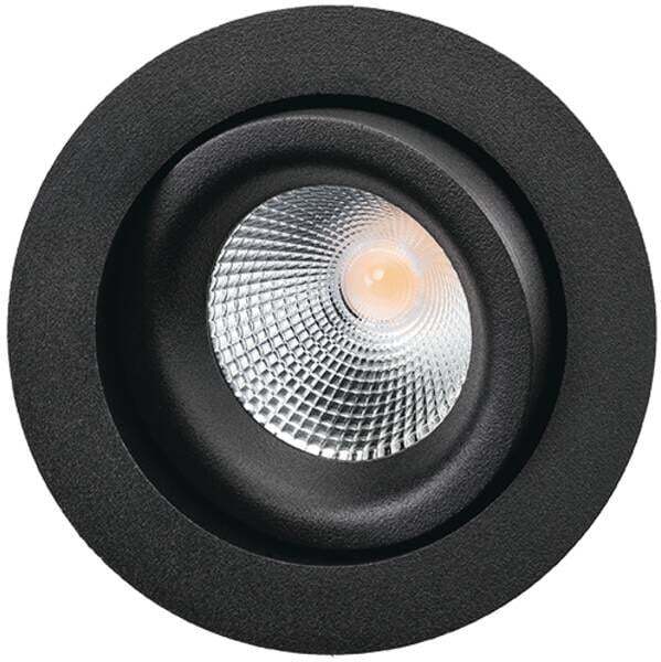 SG LEUCHTEN LED-Einbaustrahler 8,5W Konverter JUNISTAR ISOSAFE 912245 1LED schwarz weiß schwarz