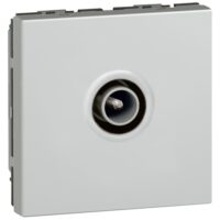 Legrand 079292 TV-Dose 9,52mm 2-modulig Mosaic Aluminium