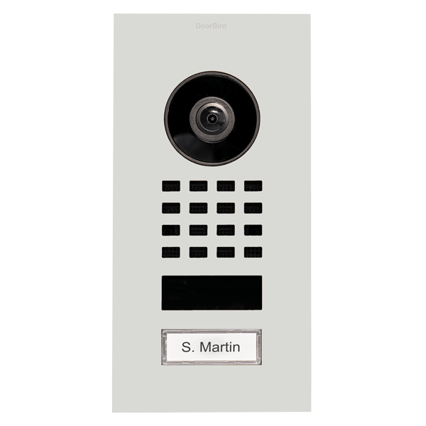 Doorbird DoorBird D1101V Unterputz IP Video Türsprechanlage – RAL 9016