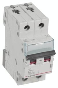 Legrand 403530 TX3 LS-Schalter C 25A 2-polig 6kA 400VAC 2TE