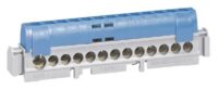 Legrand 004844 Klemmenleiste blau 1x6-25qmm 12x1,5-16qmm Länge:113mm