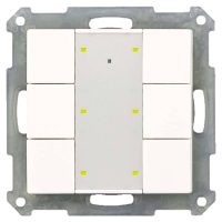 MDT technologies KNX RF+Funk Taster Plus 6-f. m.Aktor,rws/glä RF-TA55A6.01