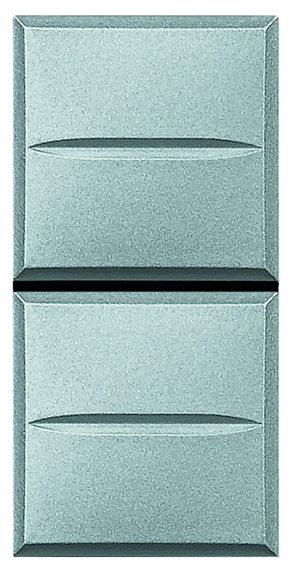 Legrand BTicino HC4036 Doppeltaster 1-polig (NO) 10A 1M Aluminium