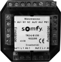 Somfy Trennrelais Unterputz für zwei Antriebe TR2-U-E-230
