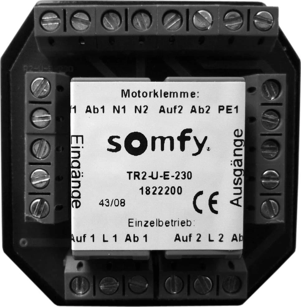Somfy Somfy Trennrelais Unterputz für zwei Antriebe TR2-U-E-230