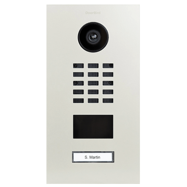 Doorbird DoorBird D2101V IP Video Türsprechanlage – RAL 9010