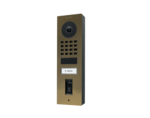 DoorBird D1101FV Fingerprint 50 Aufputz IP Video Türsprechanlage – Echtes Messing