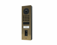 DoorBird D1101FV Fingerprint 50 Aufputz IP Video Türsprechanlage – Echtes Messing
