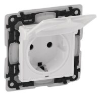 Legrand 753119 Schuko Steckdose IP44 Valena Life ultraweiß