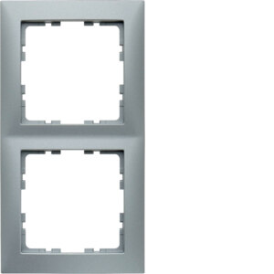 Berker Berker 10129939 Rahmen 2-fach S.1 aluminium MATT