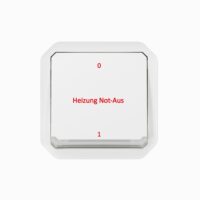 Legrand 069627LNA Plexo New Einsatz 2per Schalter 10 AX SL NOTAUS IP55 IK08